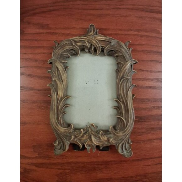 Arabesque Argento SC Picture Frame Holds 4x6 Photo Tabletop Vintage - Picture 7 of 7